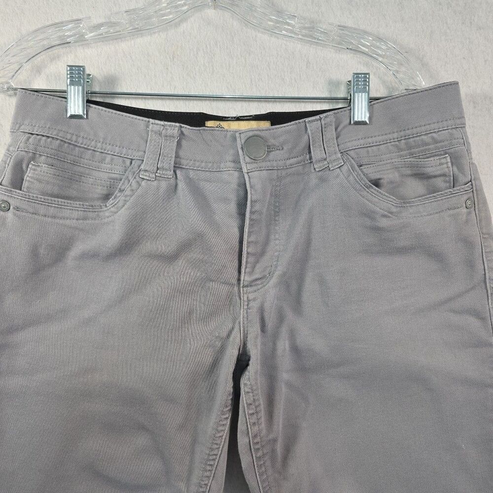 Democracy AB Solution Jeans Chino Womens Size 10 Ankle Gray Tummy Control Skinny - Picture 3 of 10